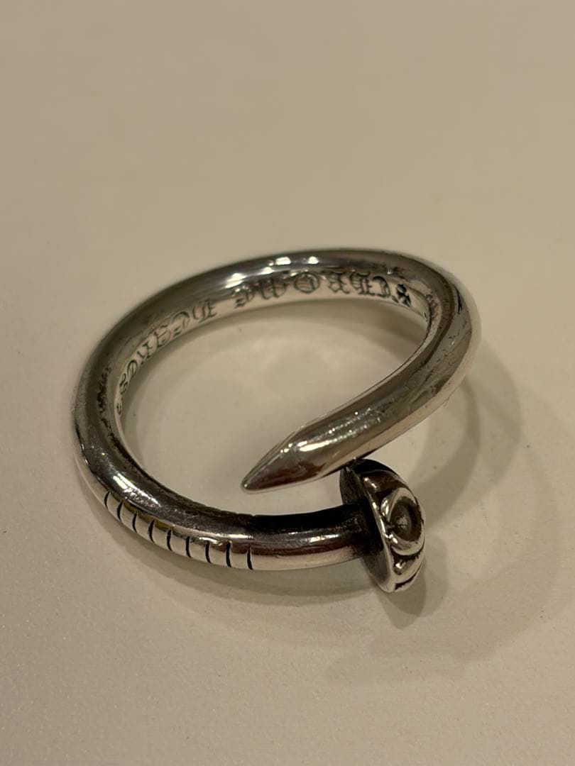 CHROME HEARTS クロムハーツ ネイル クロスボールリング US8