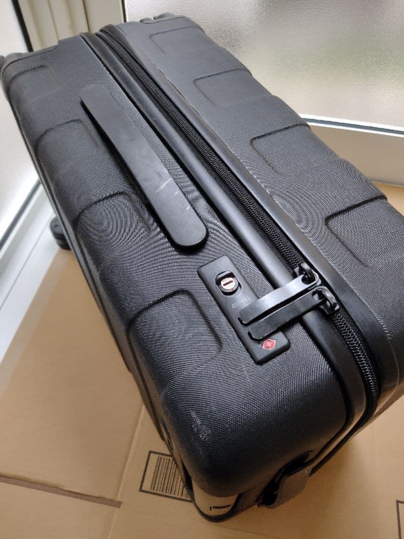 無印良品 キャリーケース36Ｌブラック 車輪ストッパー付 良品 機内持ち込み