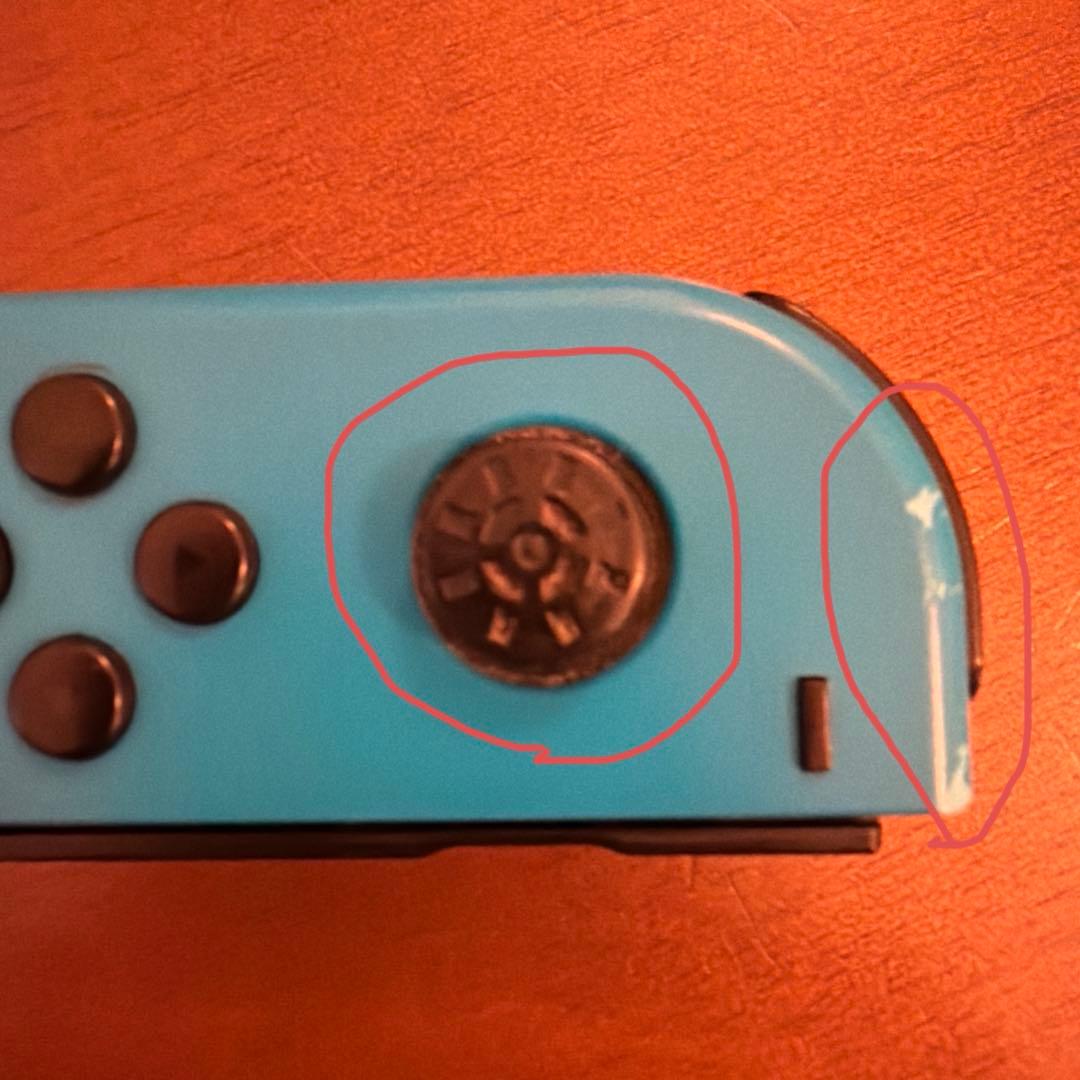 nintendo swich ネオンカラーjoy-con ストラップ一個無し