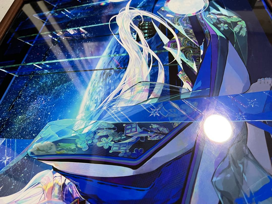 絵師100人展 11 藤ちょこ かぐや姫 複製原画