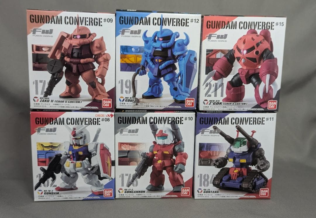 機動戦士ガンダム 1st系 6種セット ガンダム コンバージ [匿名発送]