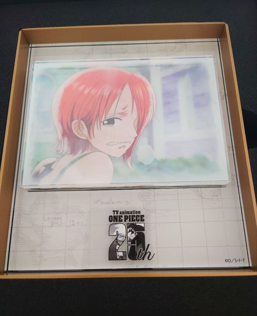 ワンピース　25周年　プレミアムアクリルアートフレーム　ナミ