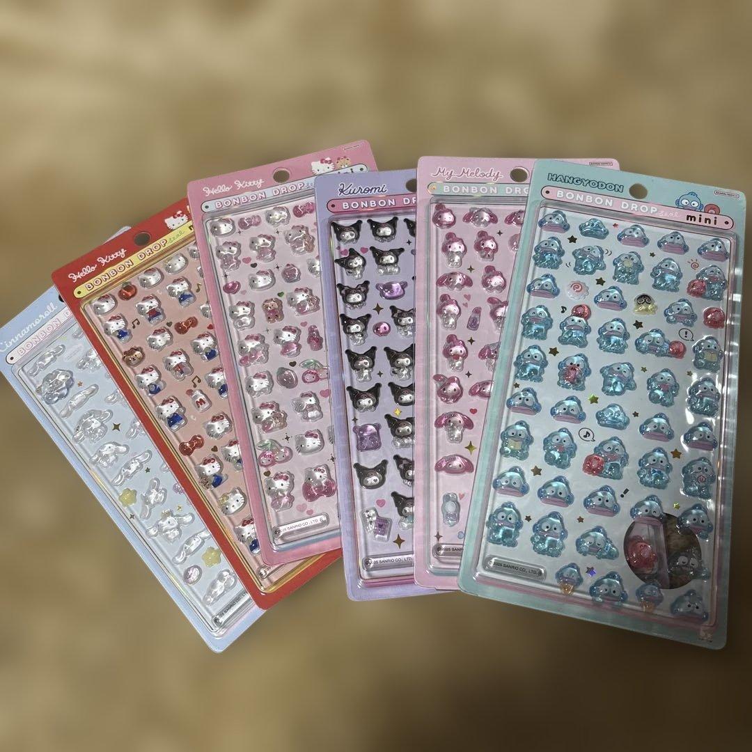 サンリオボンボンドロップシールミニ　セット売り
