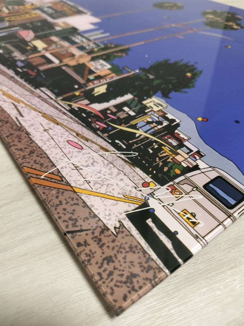 鈴木英人 ガラス製 壁掛け ガラスアート ピクチャー BAYFLOW コラボ