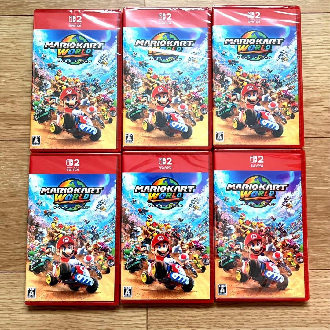 【新品】MARIOKART WORLD マリオカートワールド　6本セット