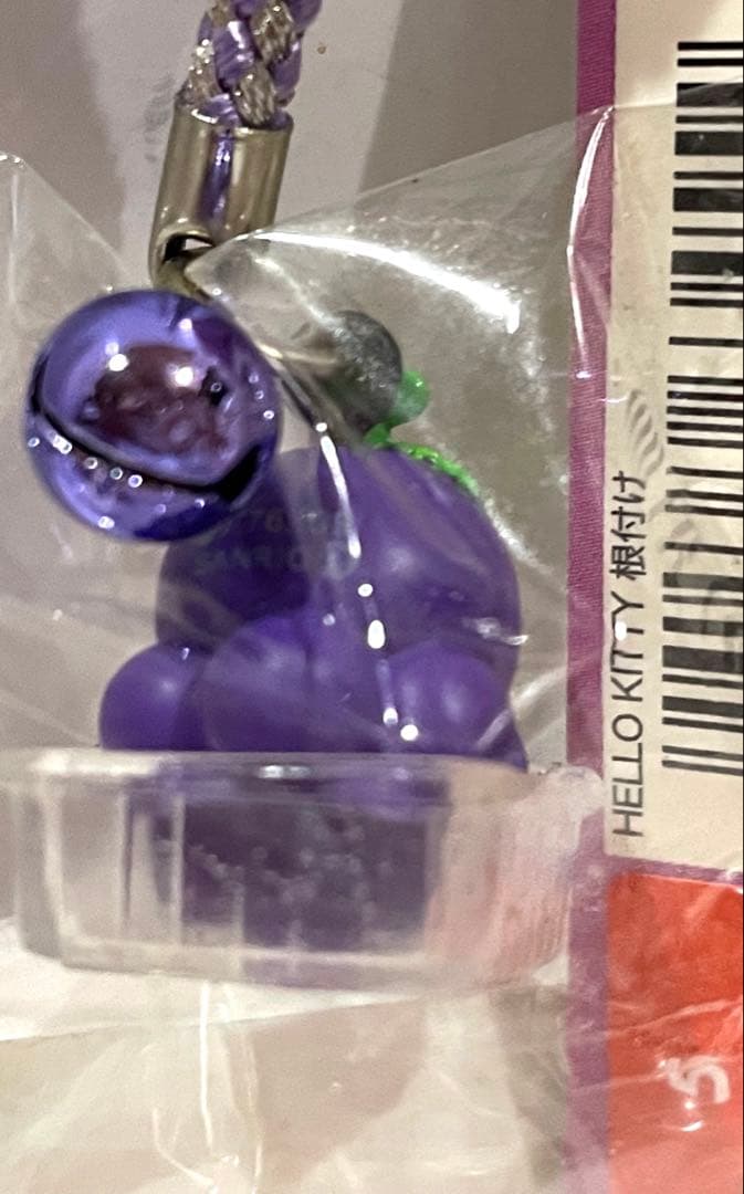 ハローキティ 根付 ストラップ　ぶどうシリーズ 4種
