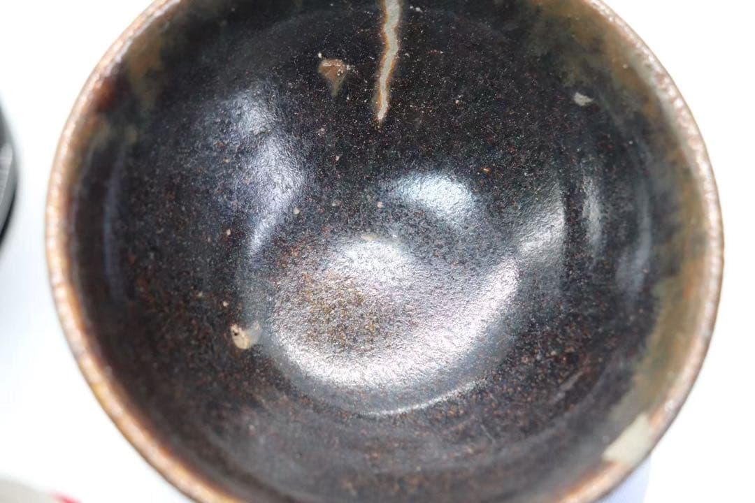 中国　黒釉天目茶碗 建窯　送料込み250330