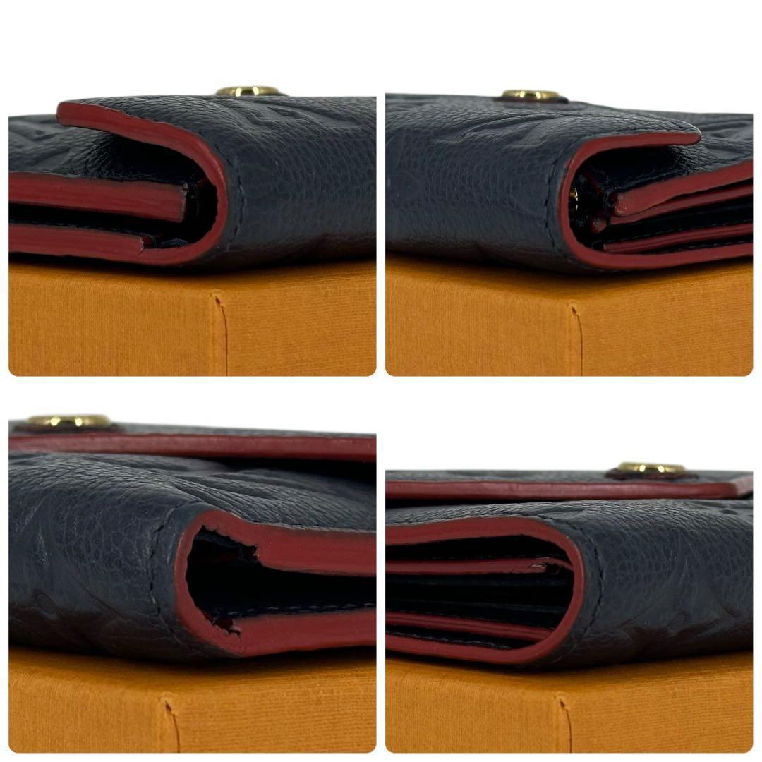 未使用級　ヴィトン アンプラント ポルトフォイユヴィクトリーヌ マリーヌルージュ