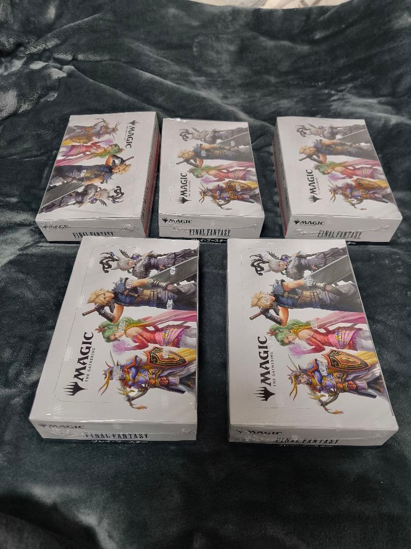 シュリンク付き　FF　mtg　プレイブースター　未開封5箱セット