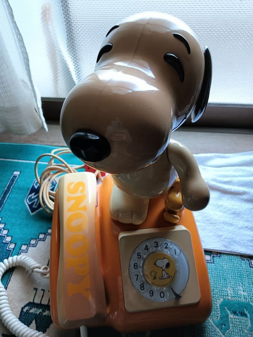 スヌーピー　レトロ　電話機