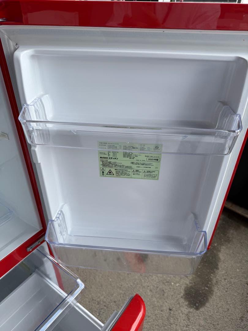 【高年式】2021年式 149L eangle 冷蔵庫 ANG-RE151-B1