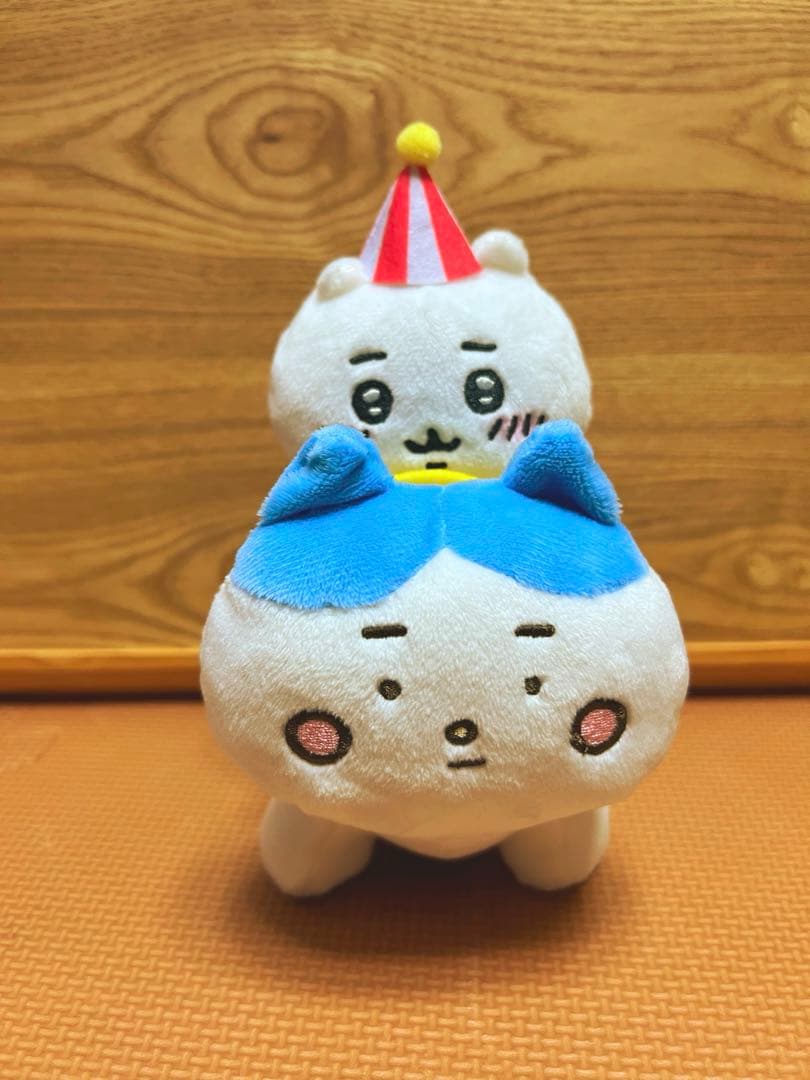 ちいかわ　ぴーぽぽぬいぐるみ3種セット(ちいかわ・ハチワレ・うさぎ)
