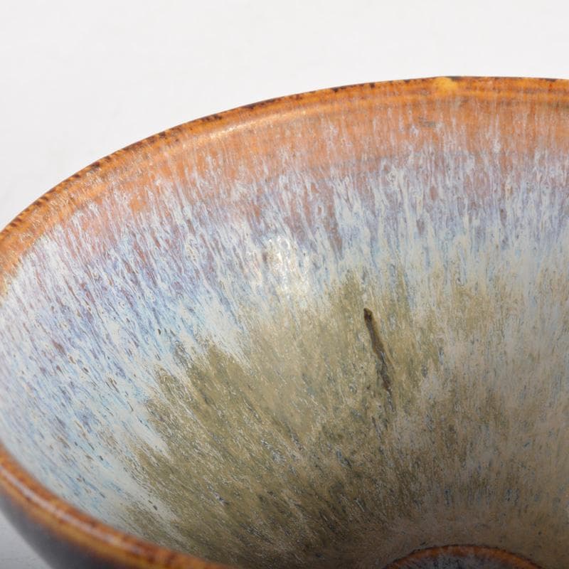 中国　宋代　建窯　兎毫盞　天目茶碗　C　6516