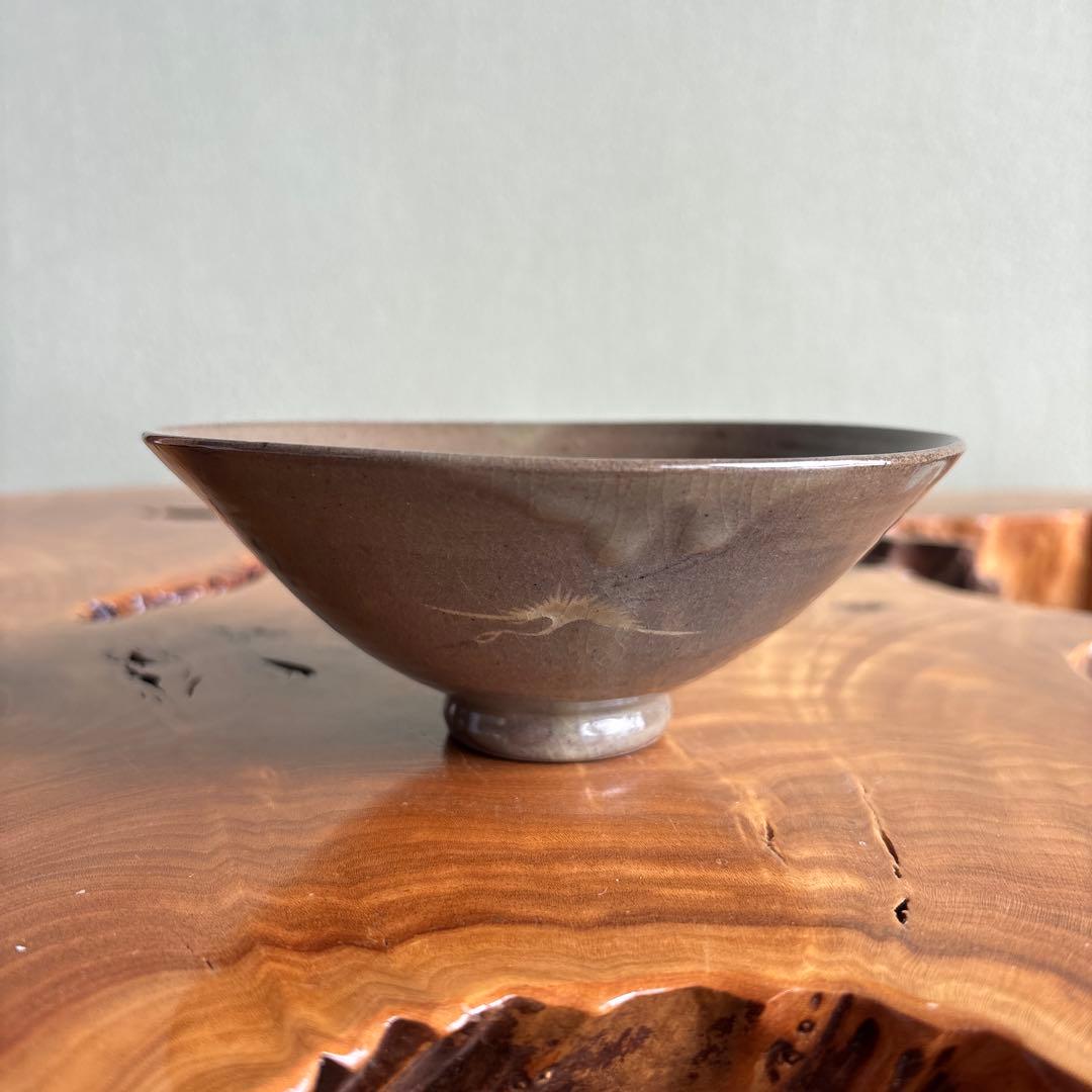 韓国人間文化財 池順鐸 高麗茶碗 平茶碗 抹茶碗 茶道具 共箱