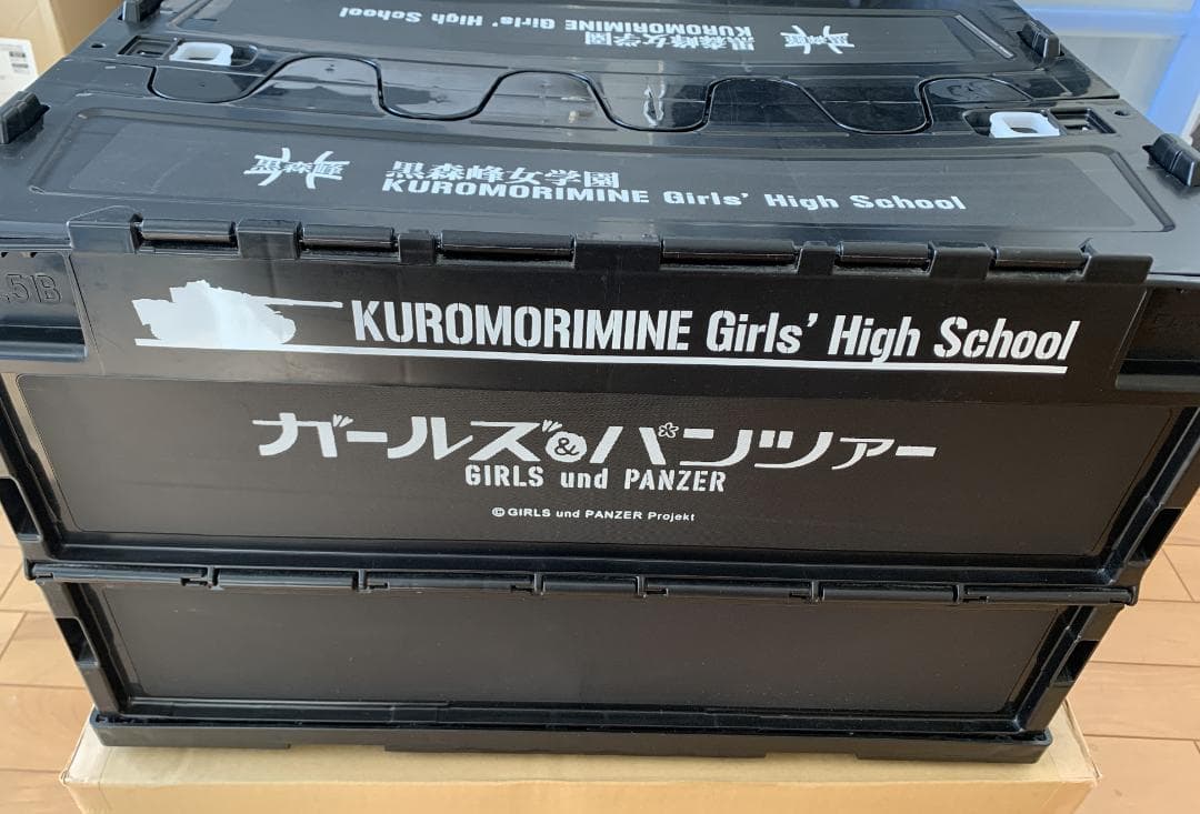 【レア】 ガールズ&パンツァー 折りたたみコンテナ2種