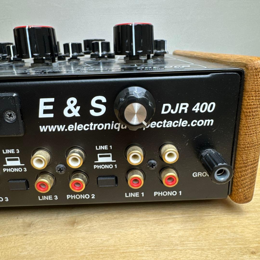 希少E&S DJR-400FX 名機ロータリーミキサー 赤GSAノブ 木製パネル