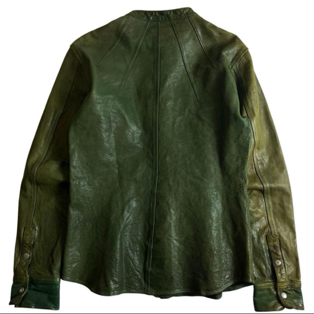 backlash レザーシャツ