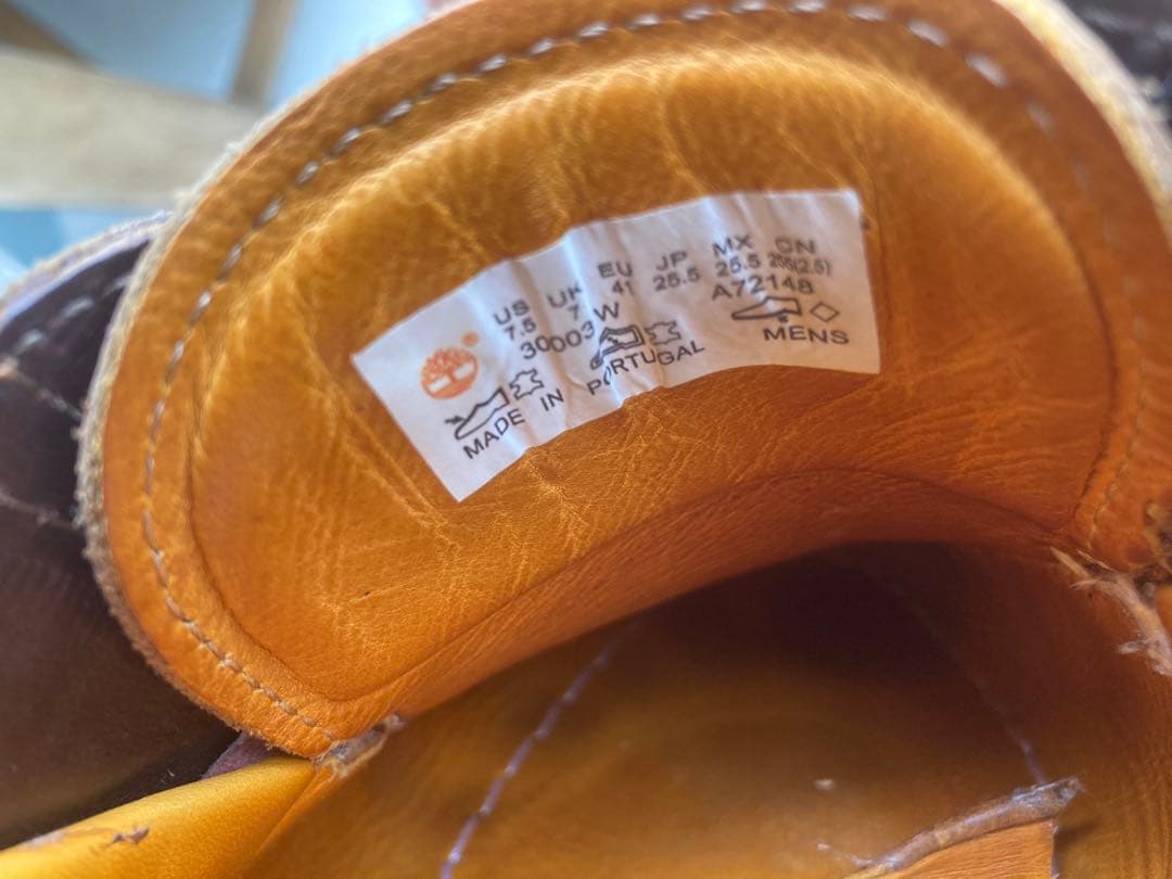 【美品】Timberland 3-Eye Classic Lug ブラウン