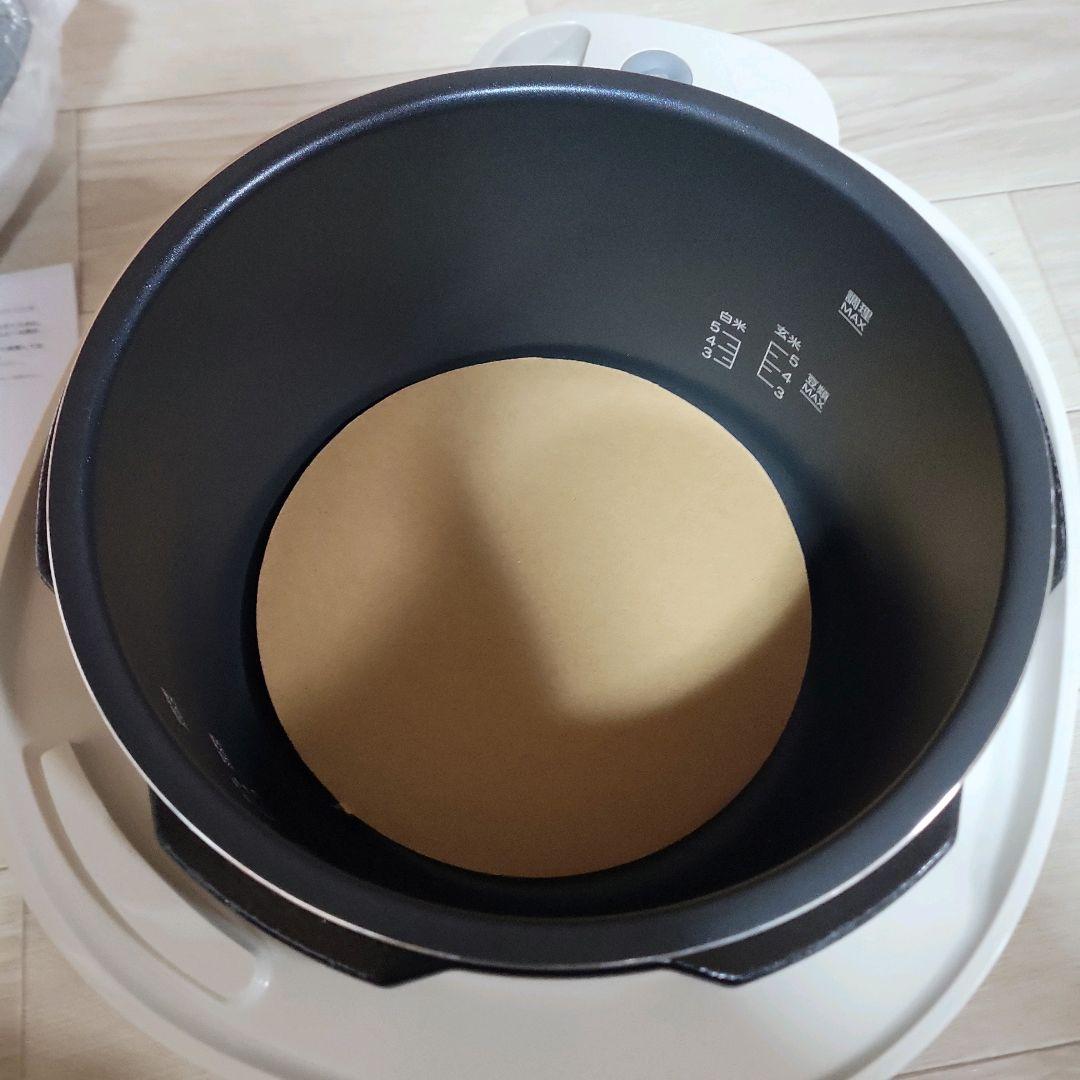 未使用品 シロカ 自動減圧機能付き電気圧力鍋 おうちシェフ PRO L