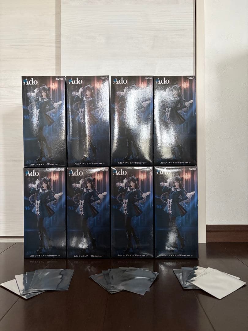 Adoフィギュア Winter ver. ラウンドワン限定 8体 ステッカー付