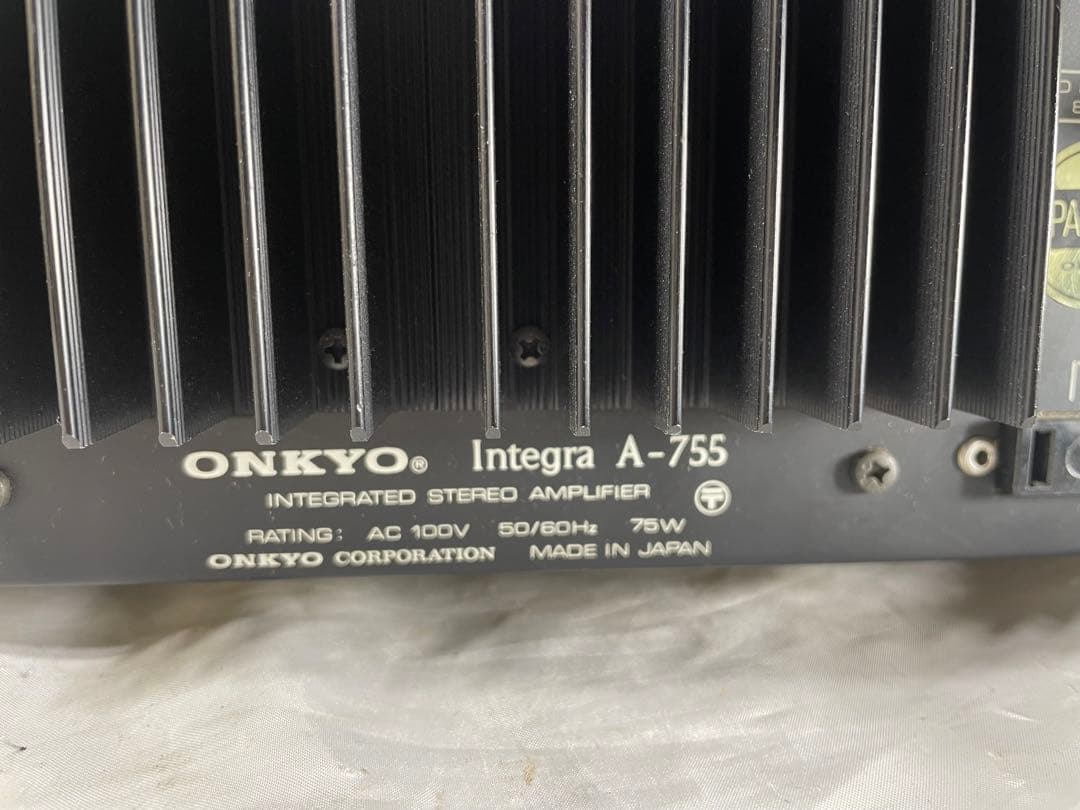 完動品　ONKYO Integra A-755 プリメインアンプ