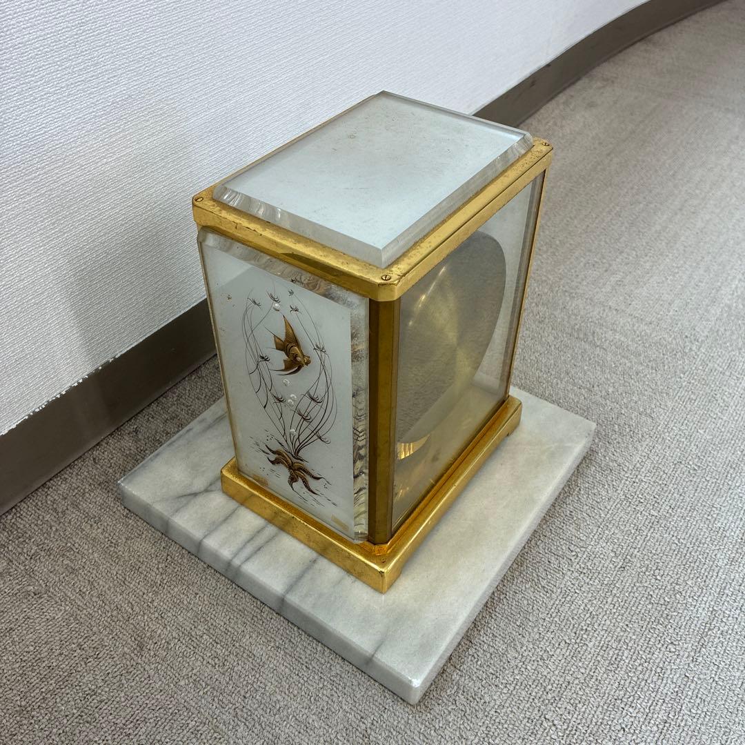 空気置時計　ジャガー・ルクルト　アトモス　台座付き
