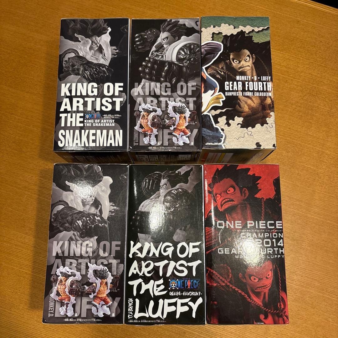 ワンピース 人気のギア4フィギュア 6種 新品未開封セット‼️