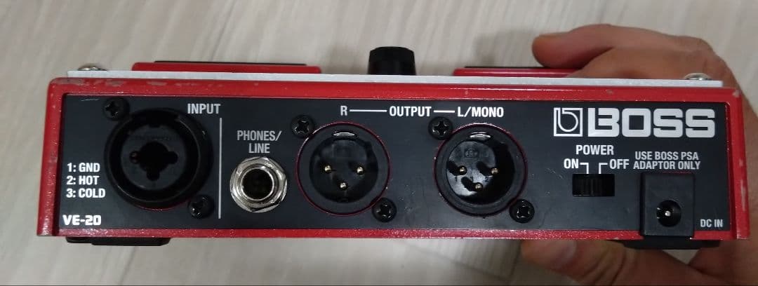 BOSS VE-20 ボーカルエフェクター　vocal processor