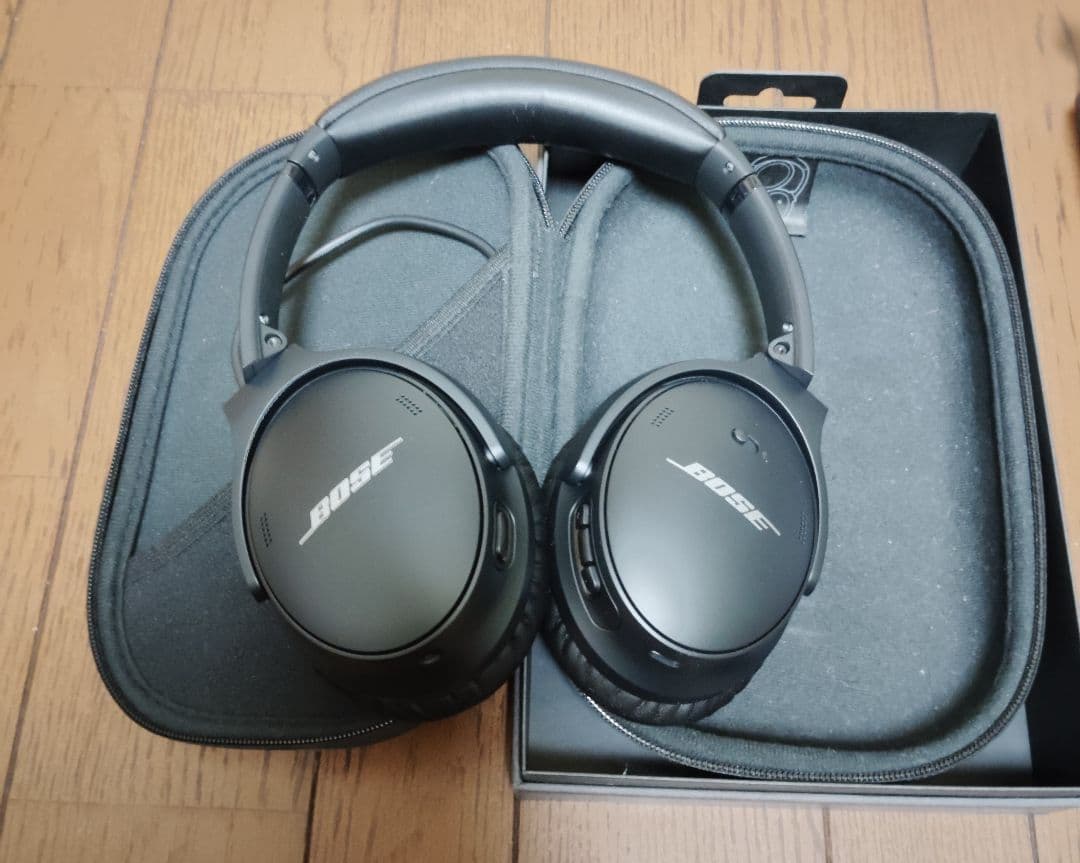 Bose ワイヤレスヘッドホン ブラックqc45