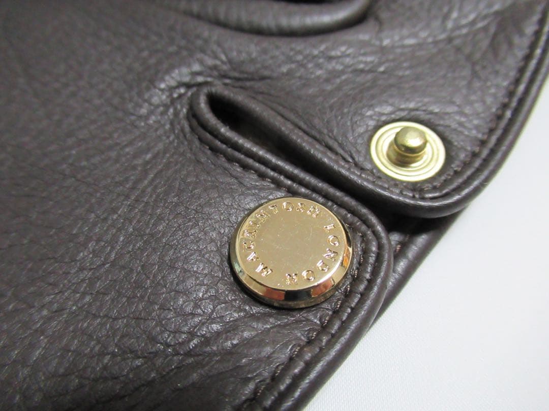 Mackintosh マッキントッシュ 新品！チェック柄カシミヤ鹿革手袋グローブ