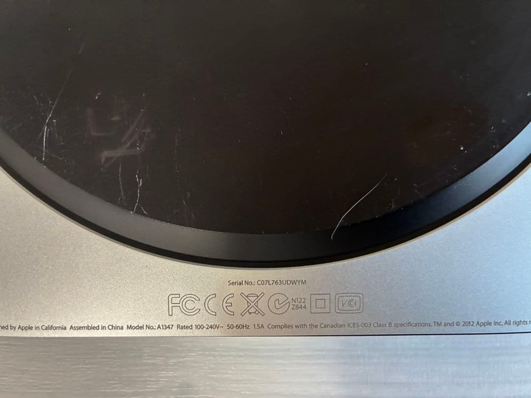 Macデスクトップ Apple Mac mini A1347 Late2012 i7 RAM16GB