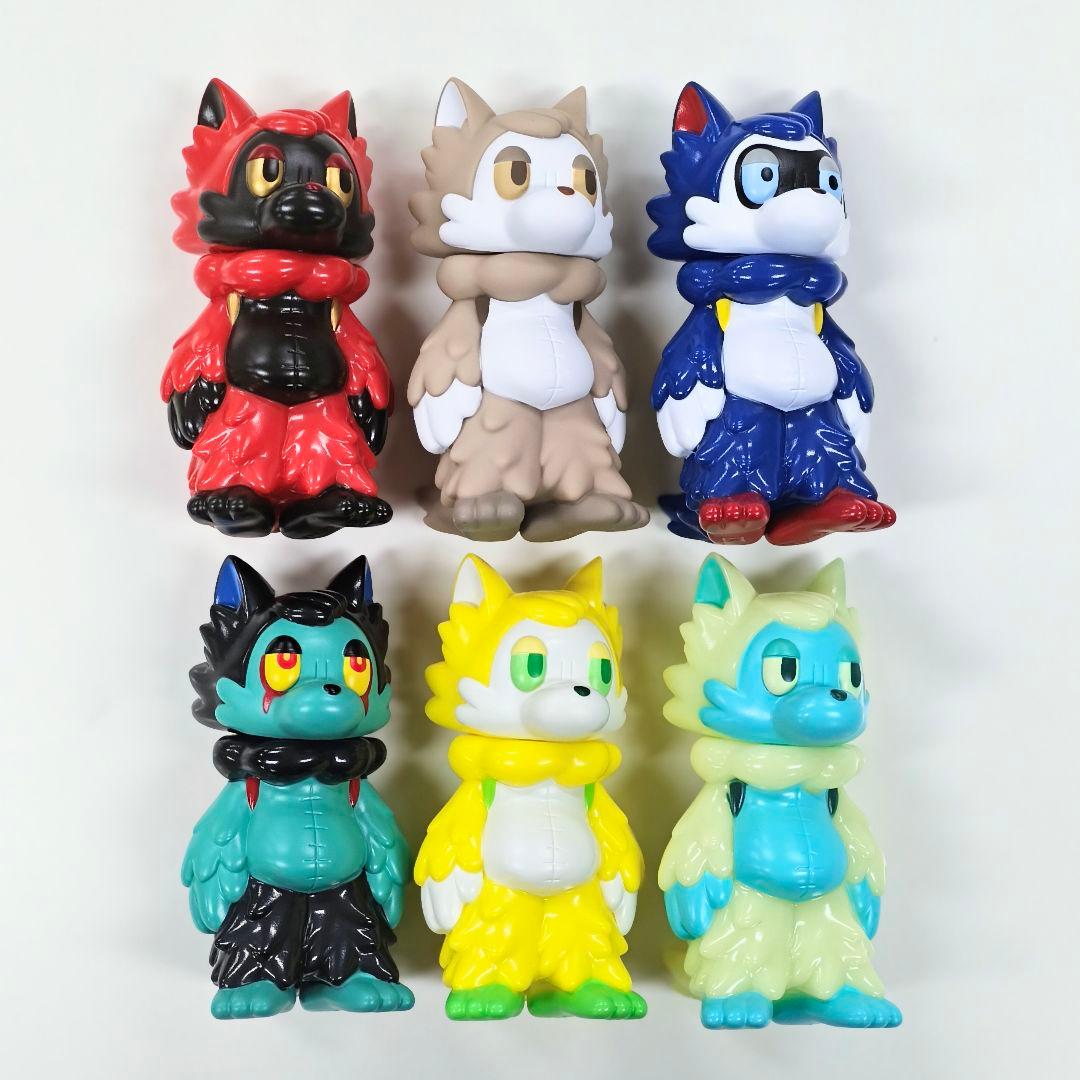 おおかみくん ソフビ 6点セット