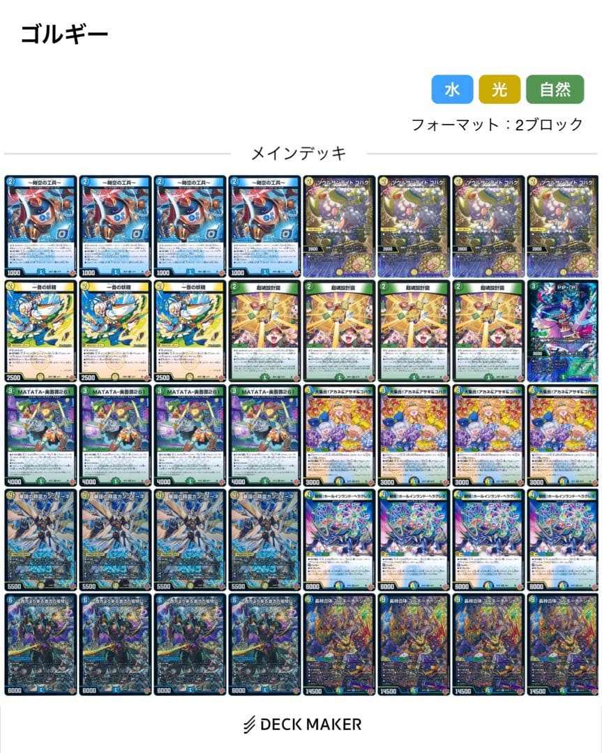 【匿名配送】　トリーヴァゴルギーオージャー　デッキ