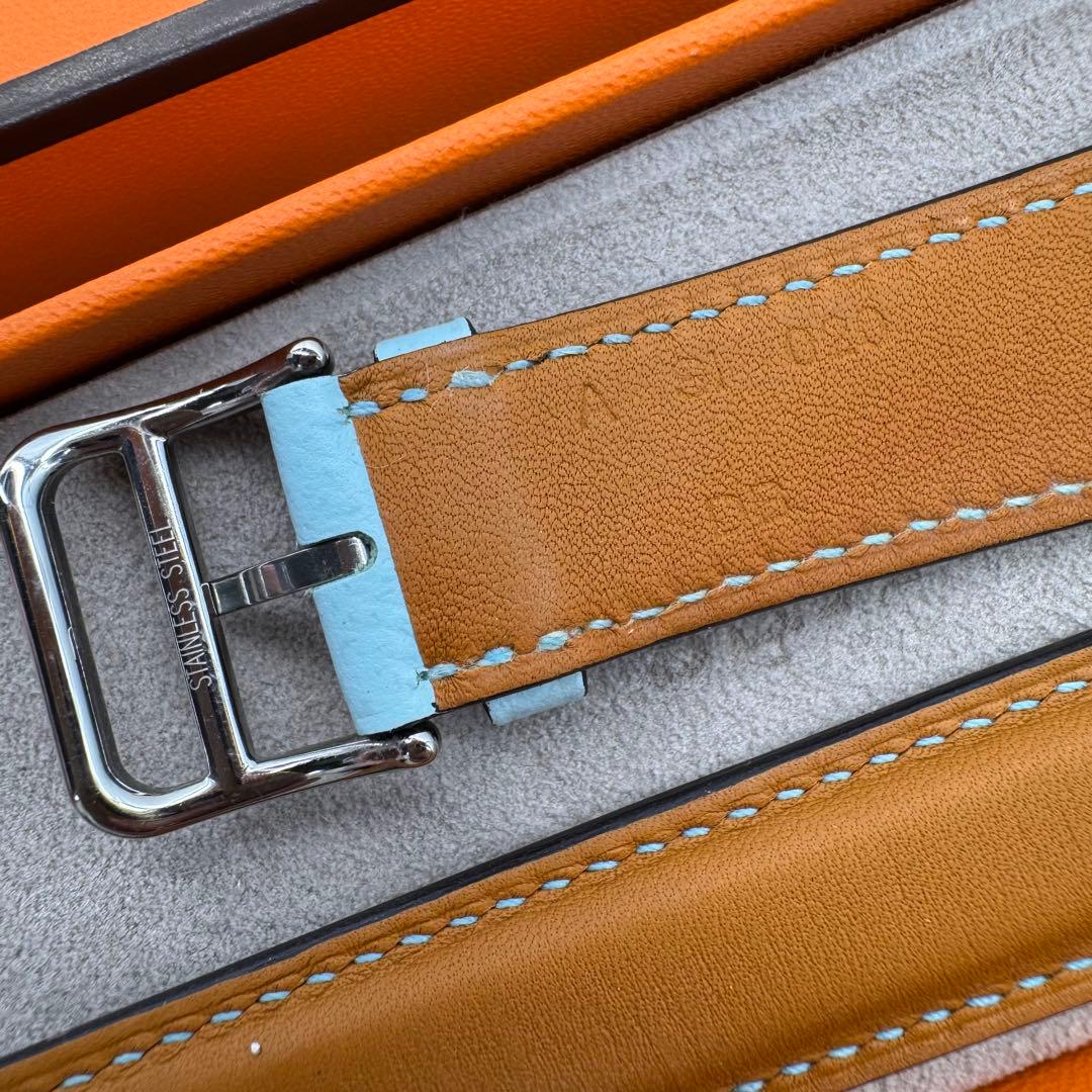 2210 Apple Watch エルメス　ゼフィール　ブルー　HERMES二重