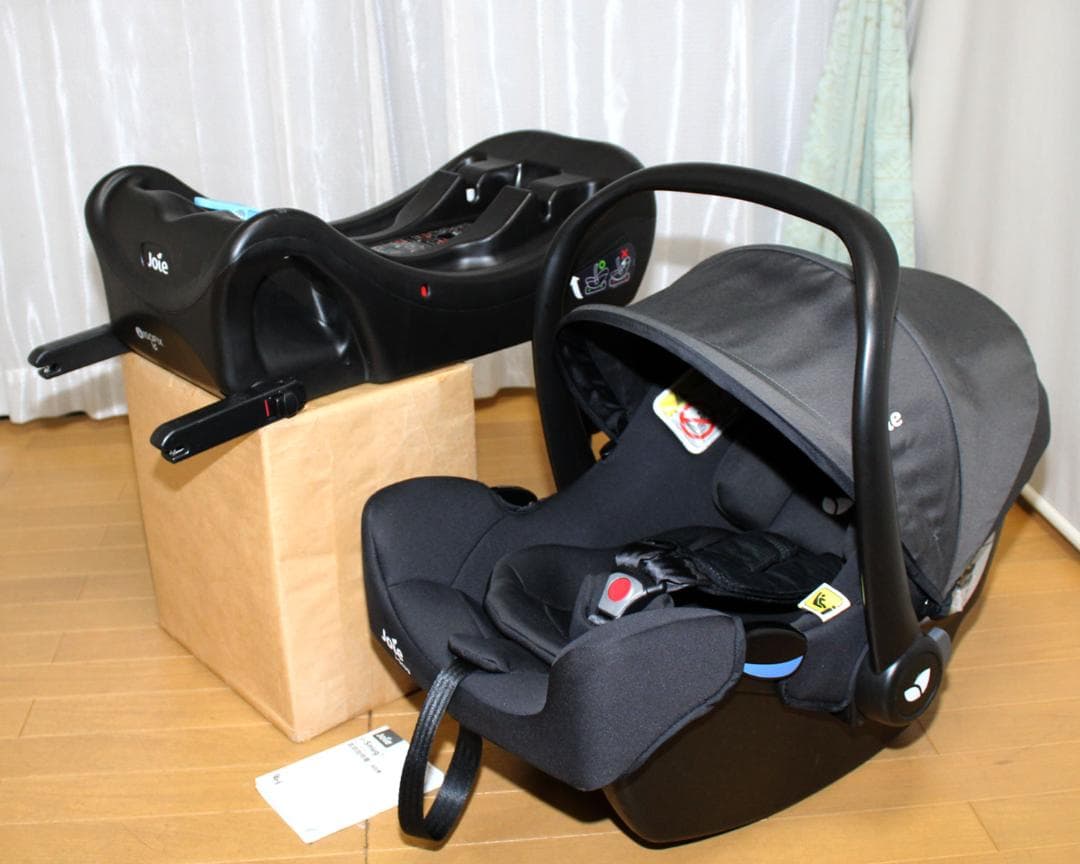 美品 Joie ベビーシート アイ・スナグ＋アイ・ベースのセット◆新生児～