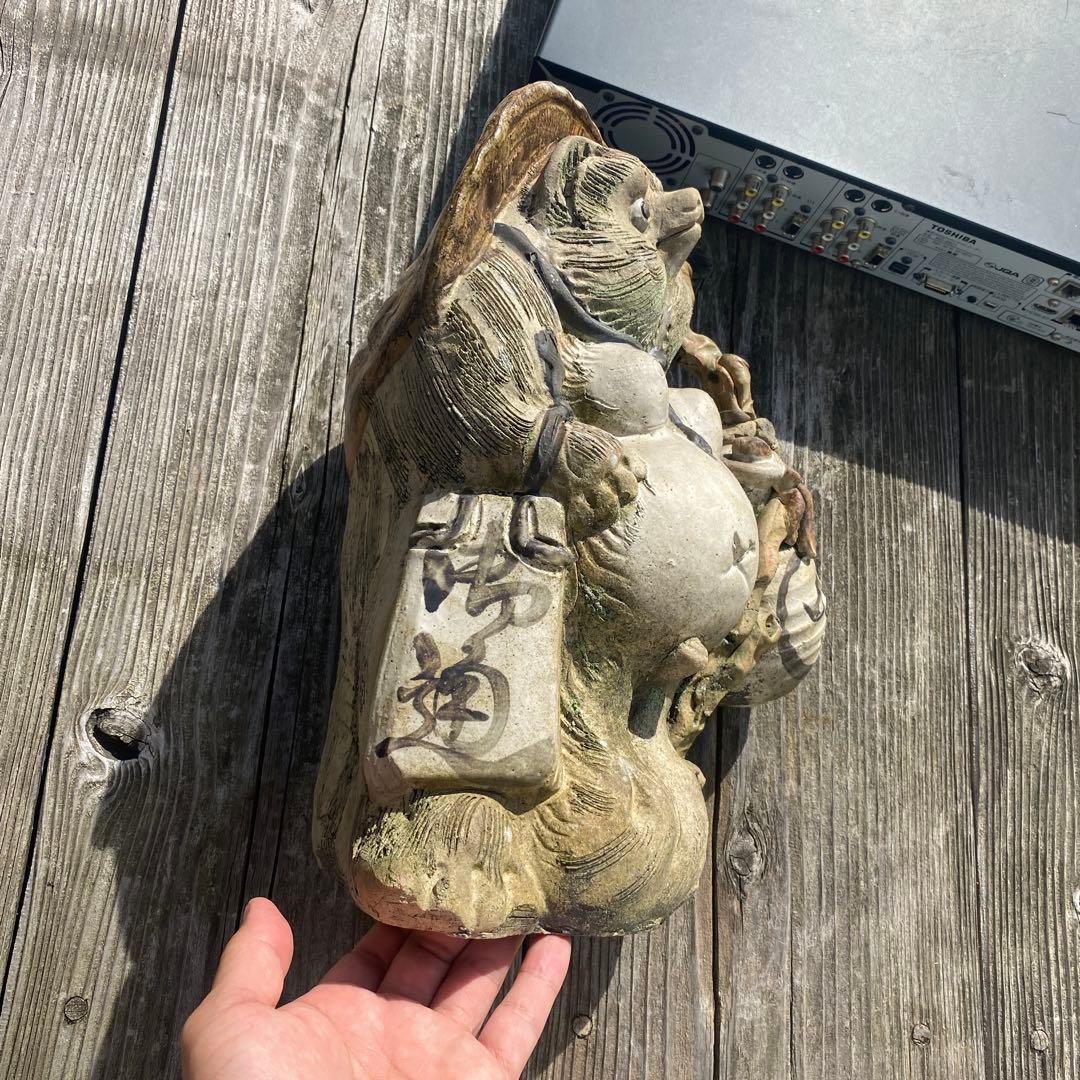 狸の陶器置物 約40cm 信楽焼