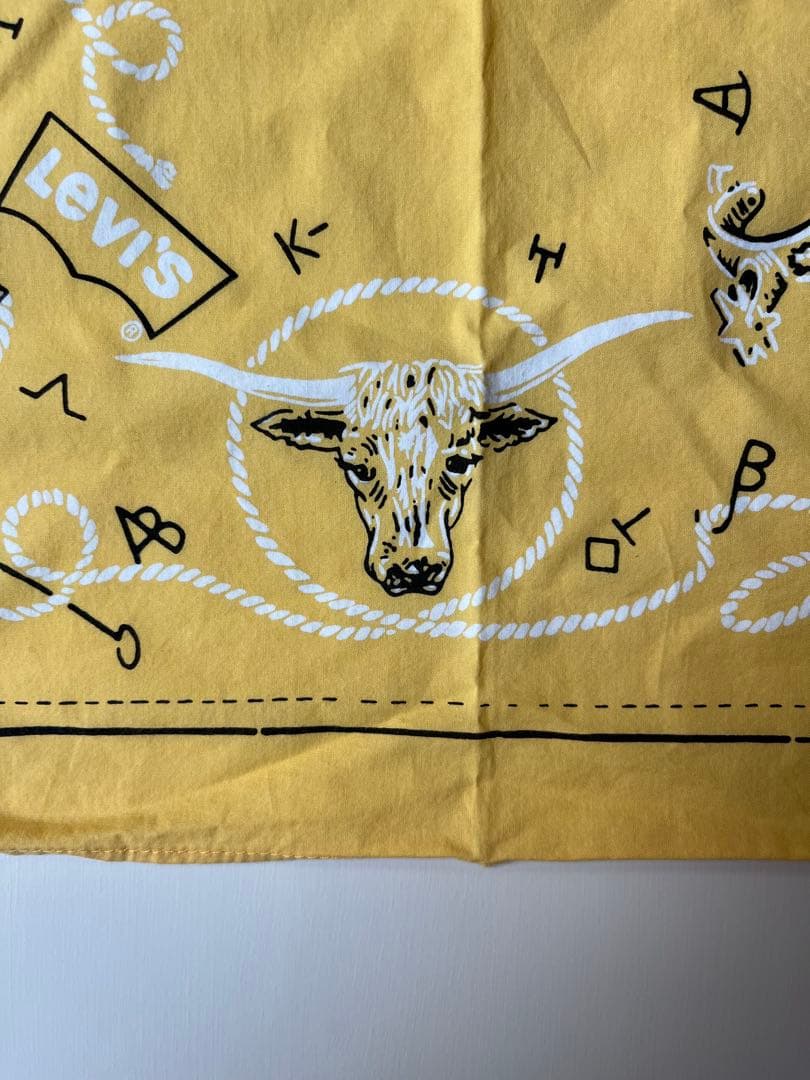 【イエロー様】専用 レア LVC イタリア製 ウエスタン　バンダナ サドルマン