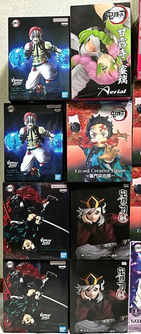 鬼滅の刃 フィギュア 胡蝶 童磨 炭治郎 ねずこ 蜜璃 カナヲ 猗窩座 16点