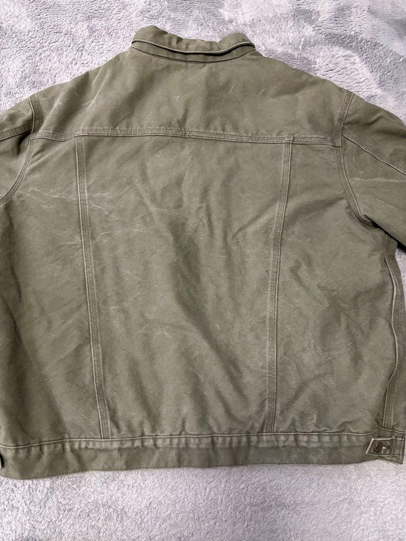 激レア　希少　Carhartt トラッカージャケット　デニムジャケット　グリーン