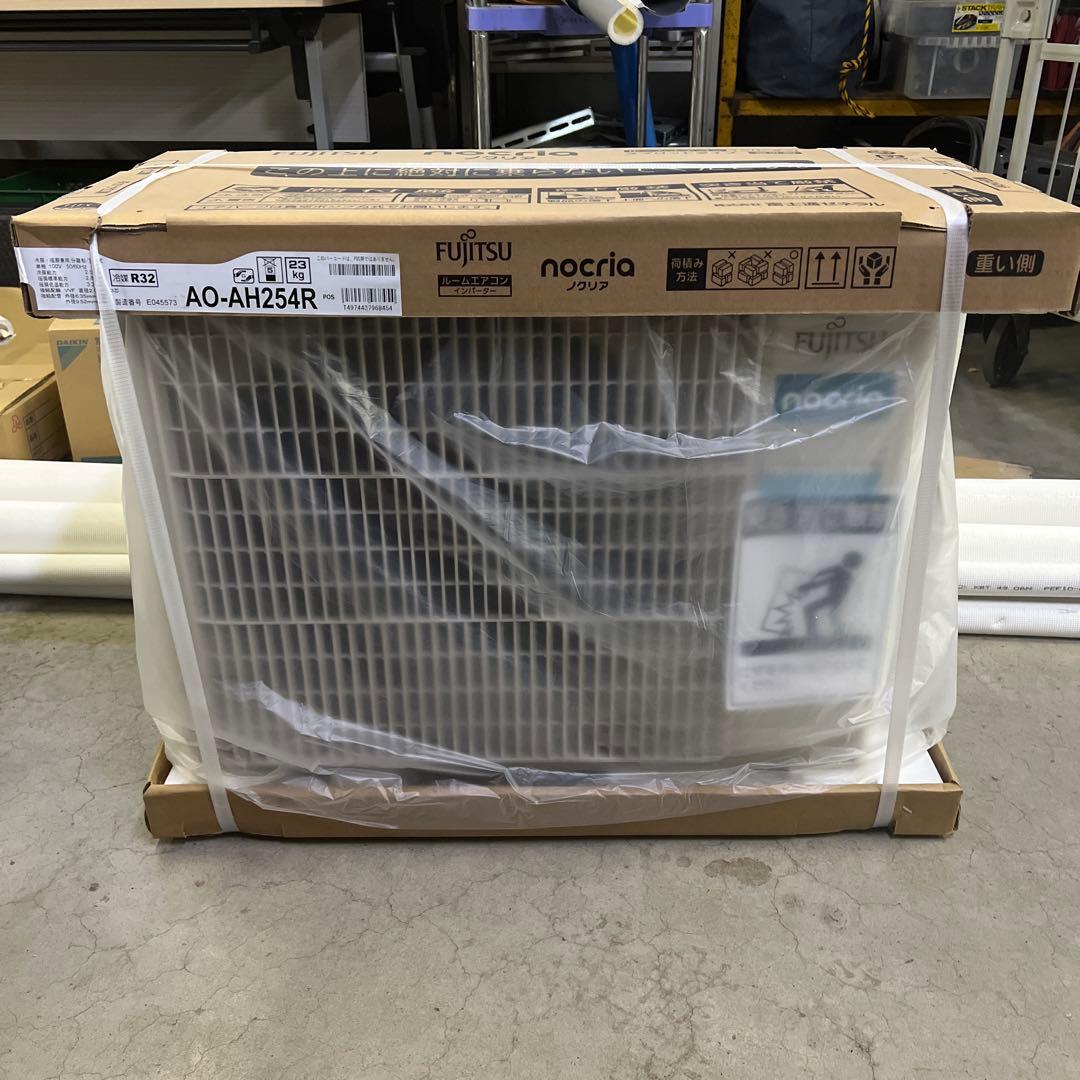 Fujitsu nocria エアコン本体 AS-AH254R 白　6〜8畳
