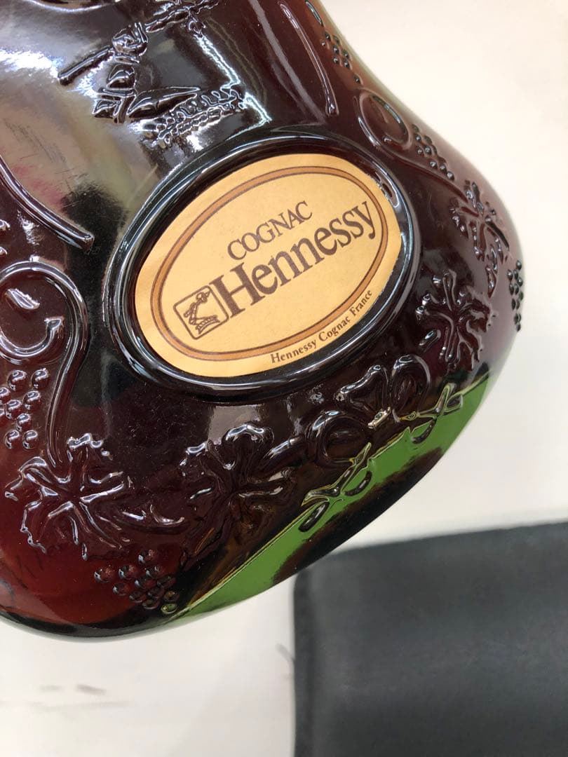 s-111 Hennessy ヘネシー　金キャップ　グリーン　XO コニャック