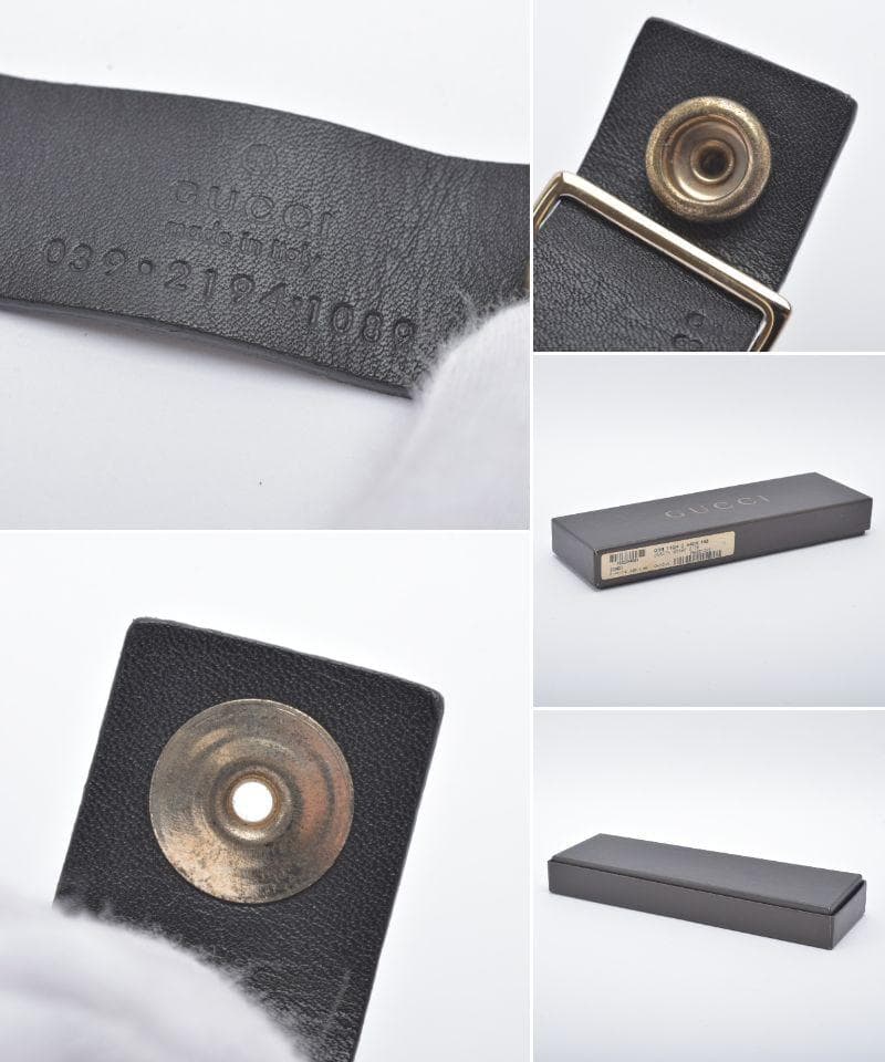 美品 GUCCI ネックストラップ 039 2194 1089 シェリーライン