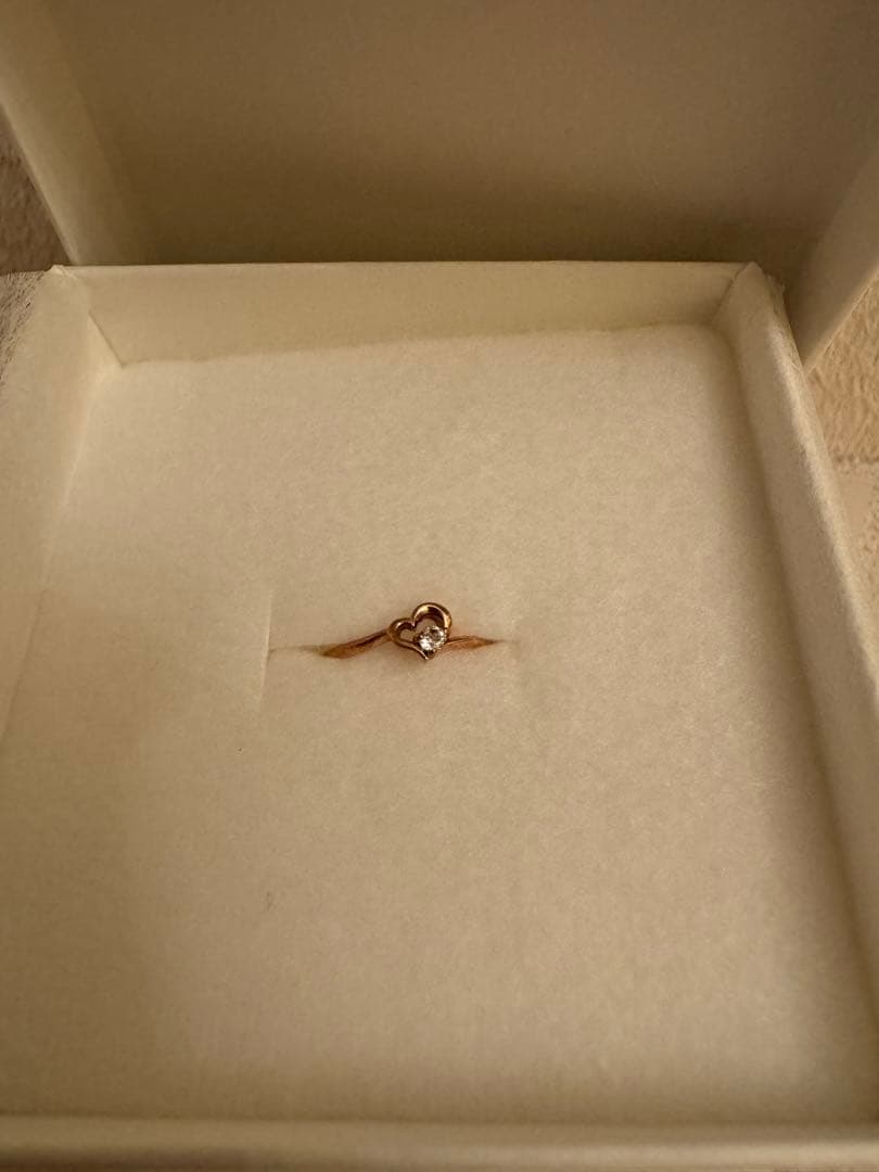 k10 ハート ピンキーリング