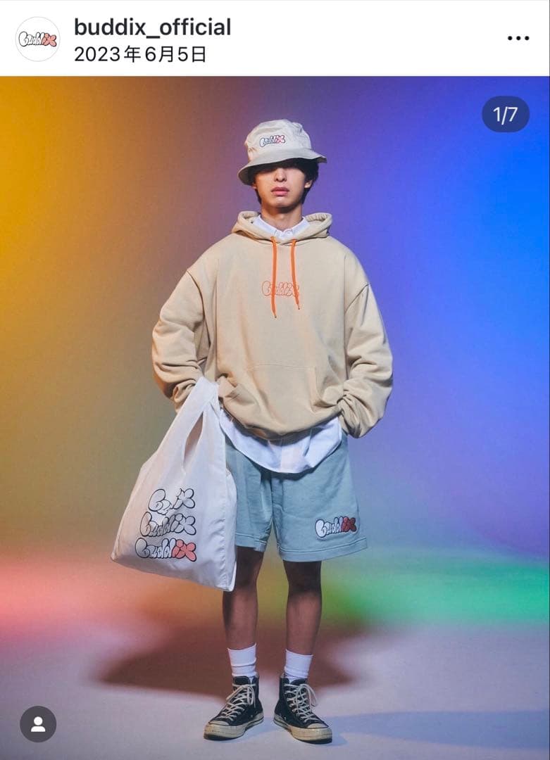 ☆美品 buddix FANTASTICS バディ パーカー XL 試着のみ