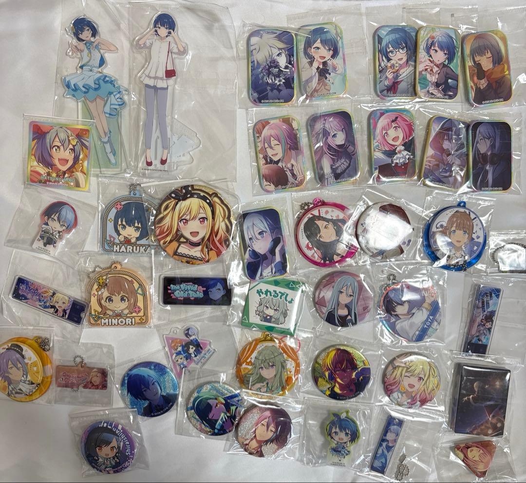 プロセカ 缶バッジ アクリルキーホルダー アクリルスタンド ラバスト まとめ