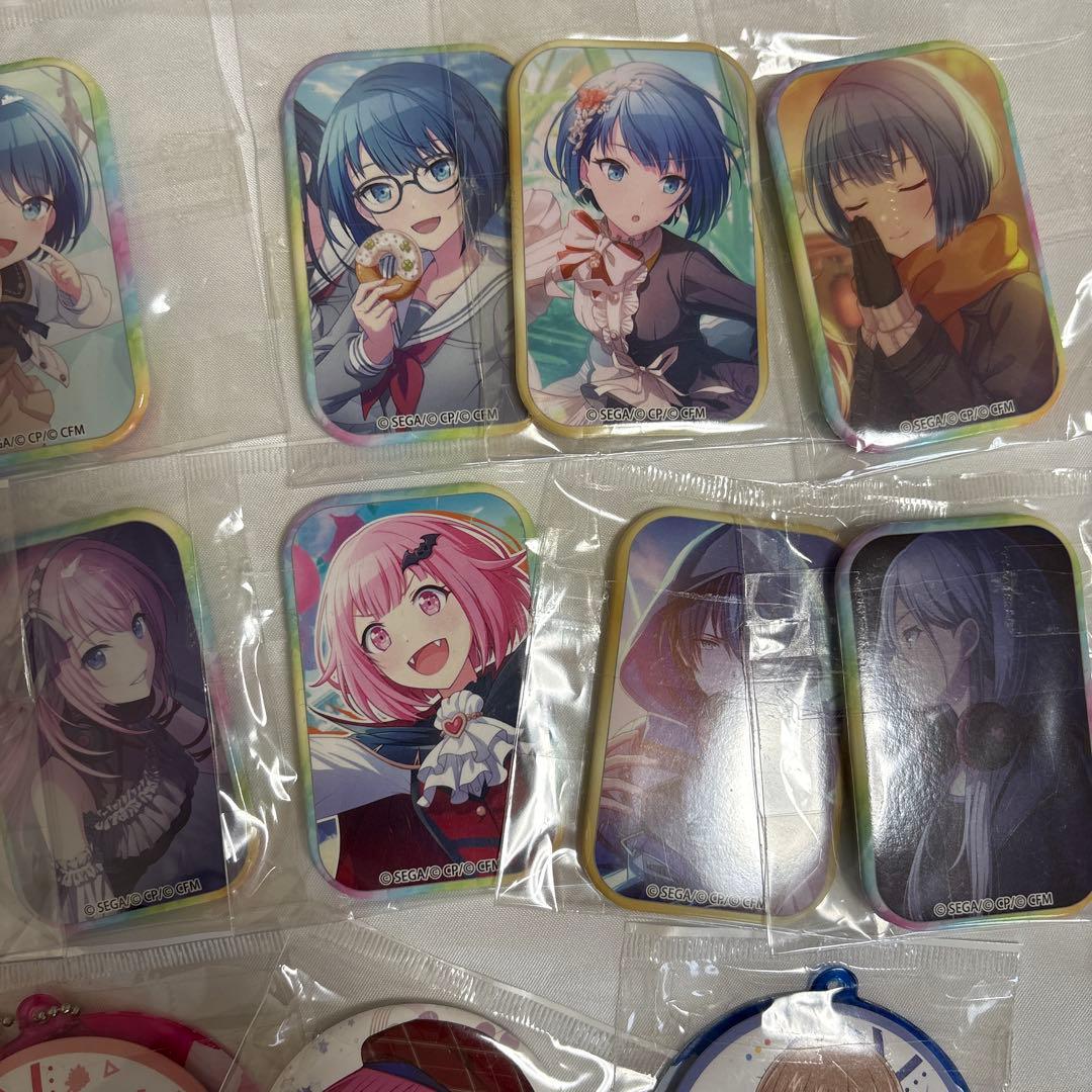 プロセカ 缶バッジ アクリルキーホルダー アクリルスタンド ラバスト まとめ