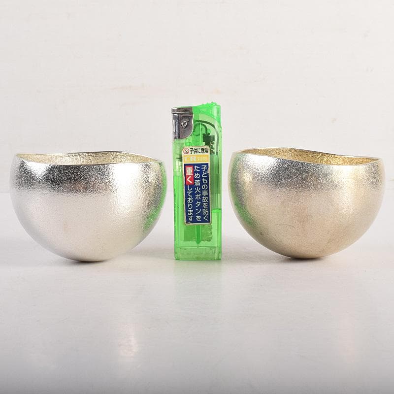 NOUSAKU　錫100％　Kuzushi-Yure　ぐい呑　二客　VR8800