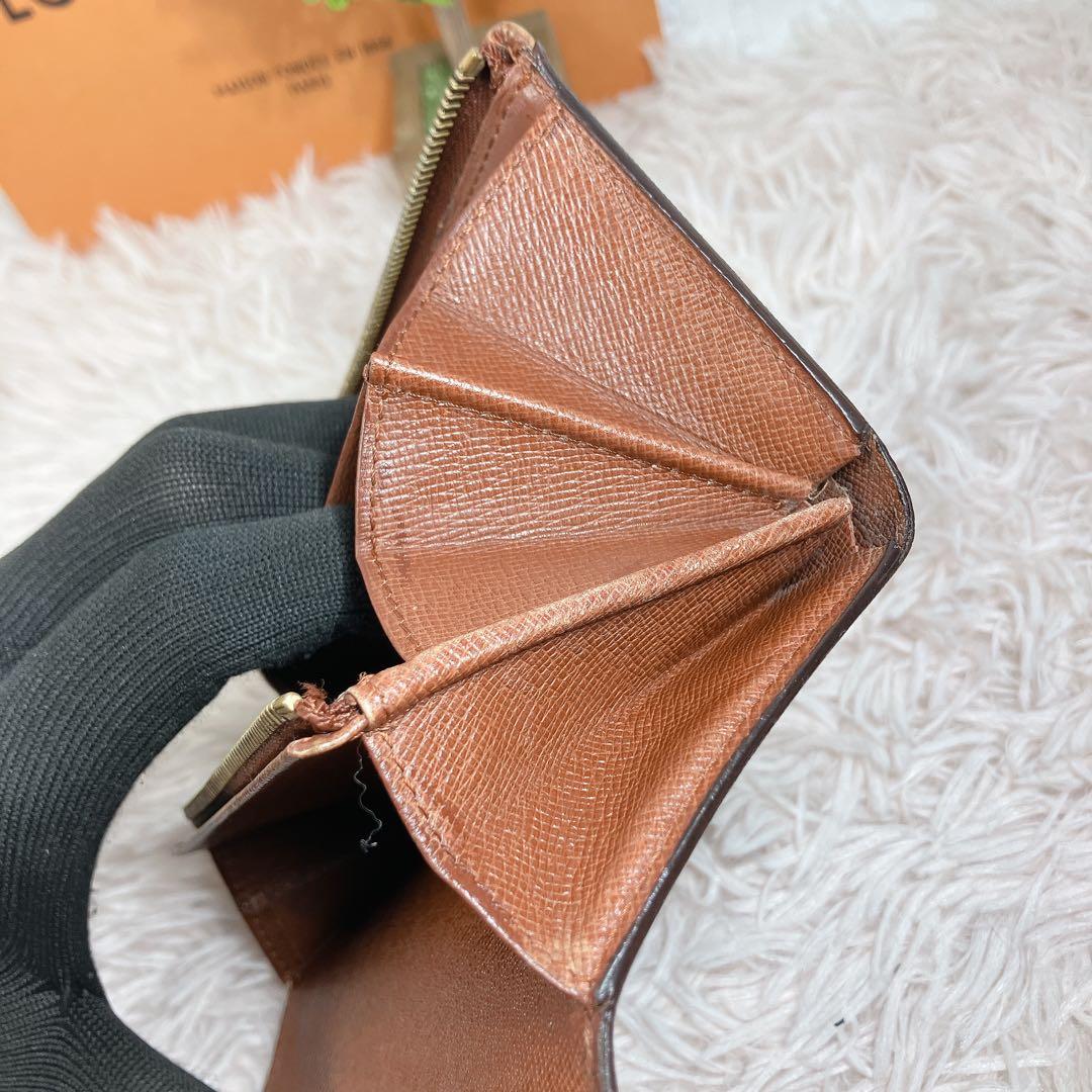 希少 美品 ルイヴィトン モノグラム ポルトフォイユ トレゾール 財布 L字