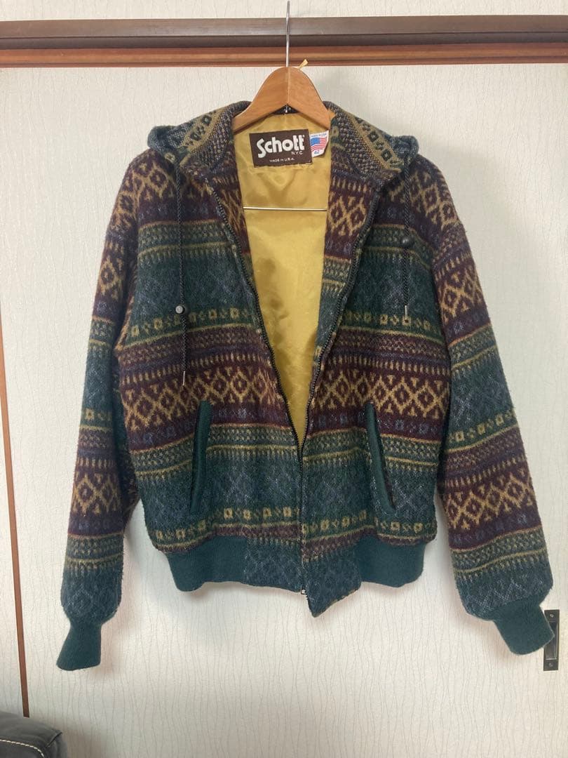 Schott ショット フード付きジャケット サイズ42