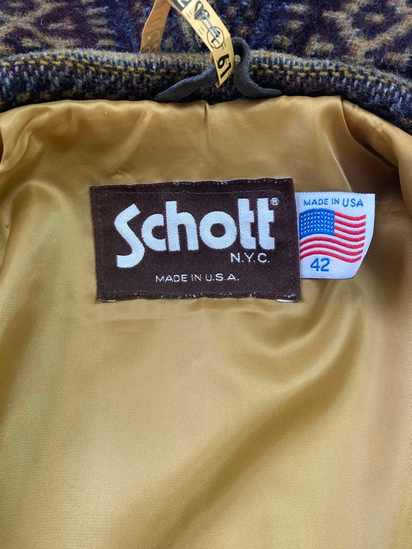 Schott ショット フード付きジャケット サイズ42